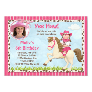 cowgirl party invitations & announcements zazzle cowgirl_horse_birthday_party_invitation r1bc03730c3604d67818d0b044c1b22fa_zk9c4_324?rlvnet=1 cowgirl party invitations & announcements zazzle,Cowgirl Party Invitations